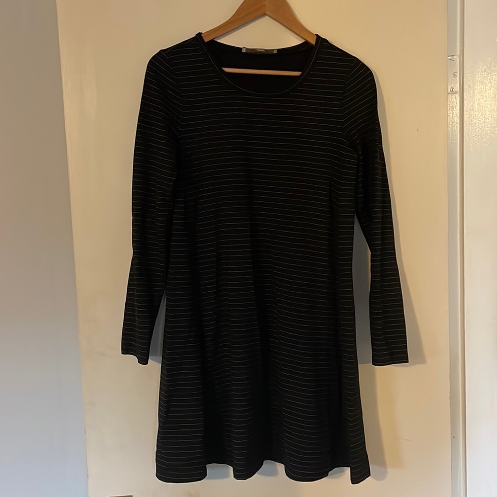 Black, long sleeve dress